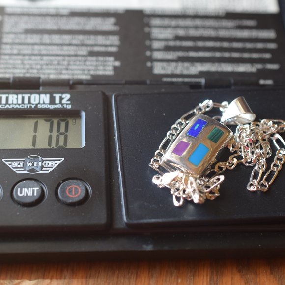 Retired Silpada 925 Turquoise, Sugilite, Malachite, Azurite Necklace - Picture 6 of 8